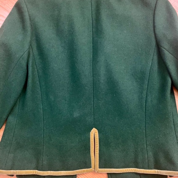 Vintage 70s cropped blazer with gold trim - Picture 3 of 3